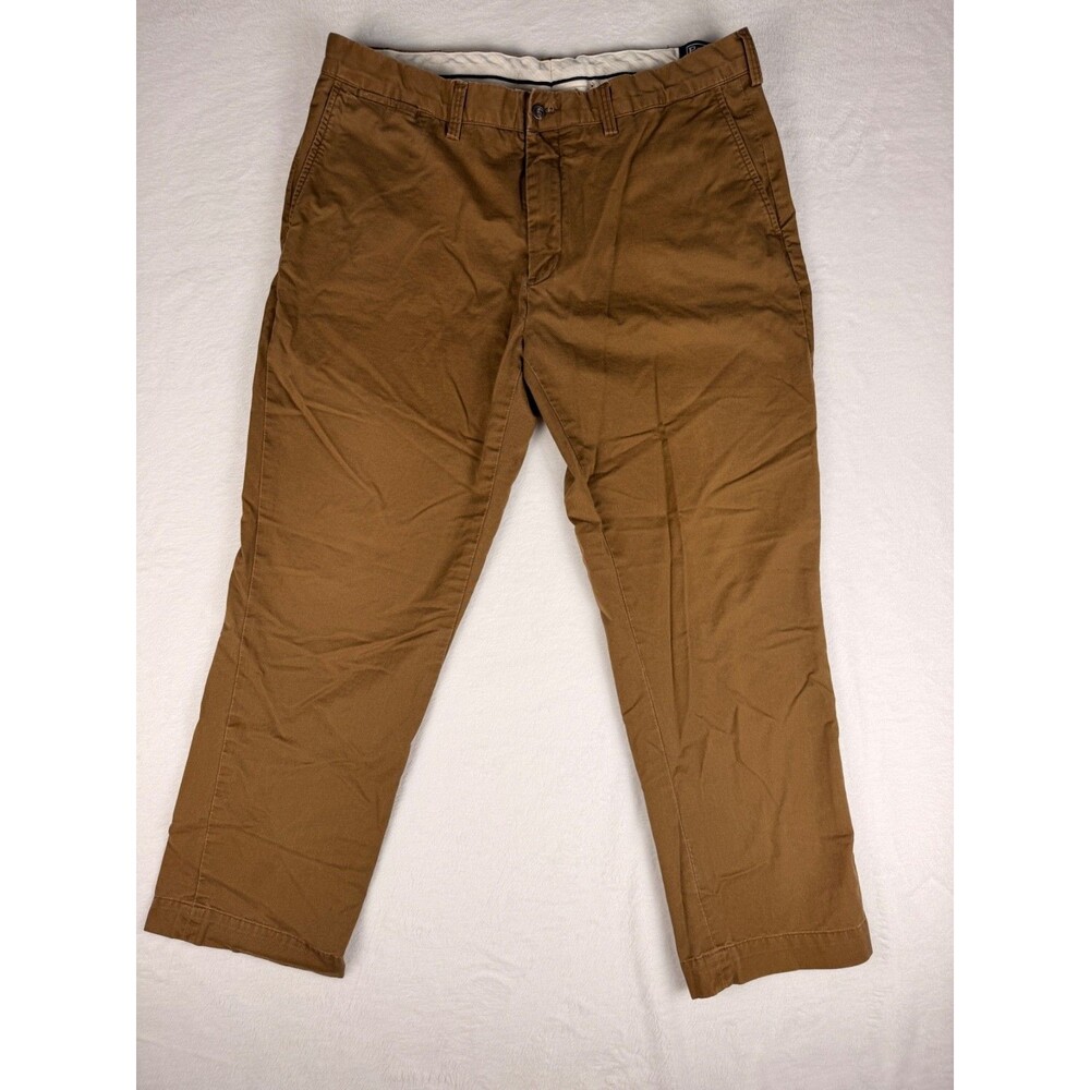 Polo Ralph Lauren Classic Fit Chino Pants Mens 38x30 Brown Stretch Cotton